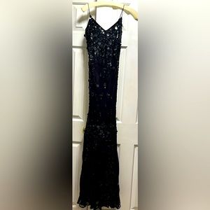 Elegant Sequin Gown By Papell Boutique